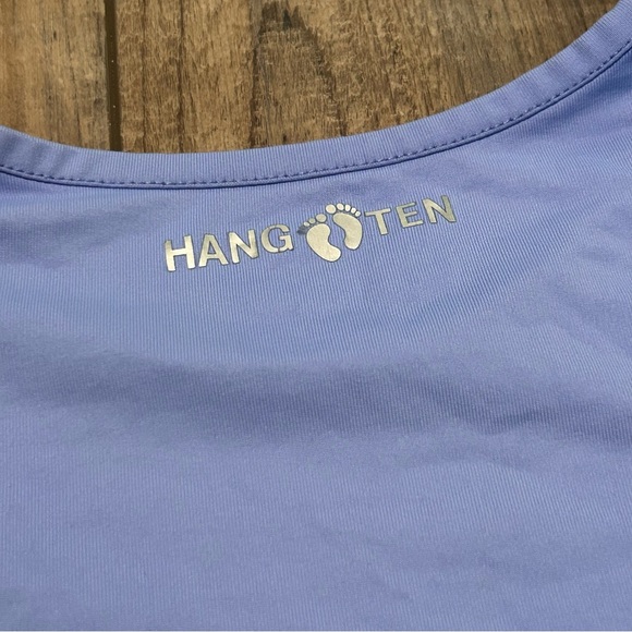 Hang Ten Active Shirt Women's Medium Long Sleeve Polyester Stretch Crew Neck - Picture 5 of 7